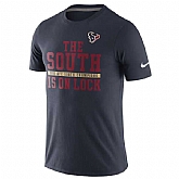 Houston Texans Nike 2015 AFC South Division Champions WEM T-Shirt - Navy Blue,baseball caps,new era cap wholesale,wholesale hats